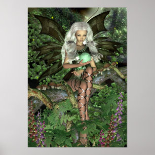 Fairy Poster - Woodland Faerie [A3]