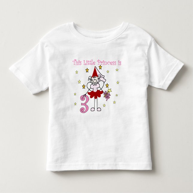 Fairy Princess 3rd Birthday Tshirts and Gifts (Front)