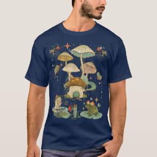 Fairy Princess and Frog Enchanted Mushroom T-Shirt