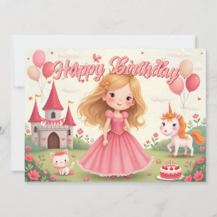 Fairy Princess Birthday in a Pink Dream