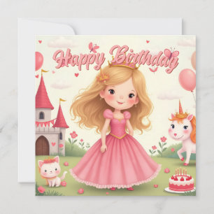 Fairy Princess Birthday in a Pink Dream