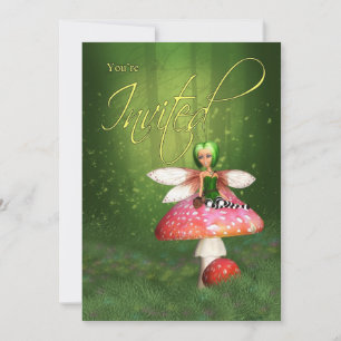 Fairy Princess Birthday Party - Fairy Party Invite