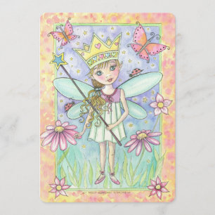 Fairy Princess Birthday Party Invite for Girls