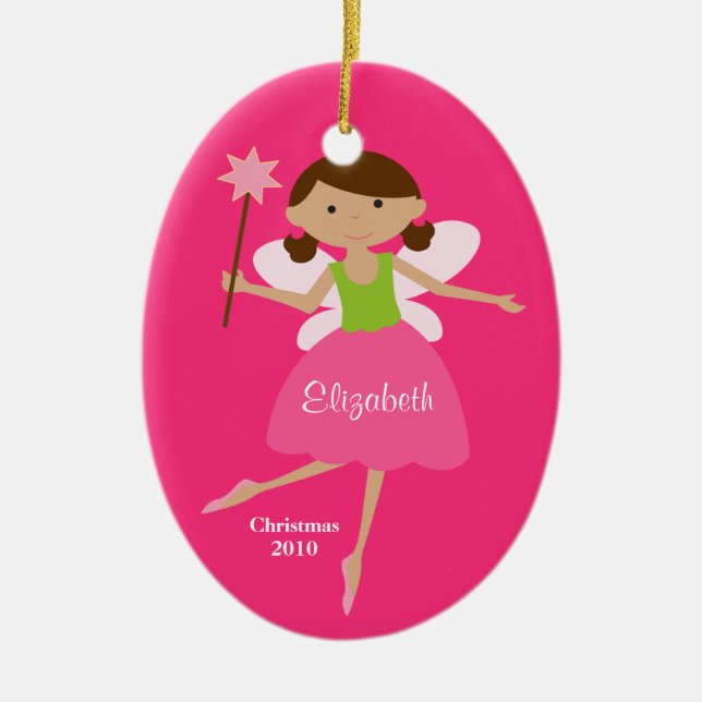Fairy Princess Christmas Ornament (Front)