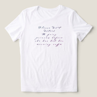 Fairy Princess Coffee T-Shirt Tri-Blend Shirt