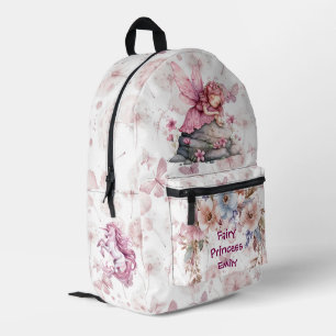 Fairy Princess Custom Printed Backpack