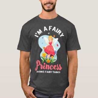 Fairy Princess Flowers Wonderful Magician Magic Fa T-Shirt