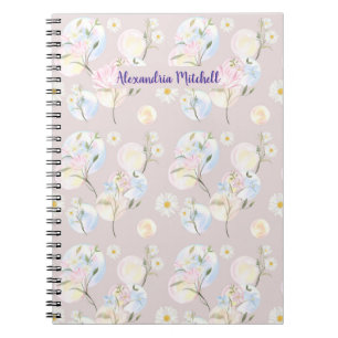 Fairy Princess Garden Pink Notebook