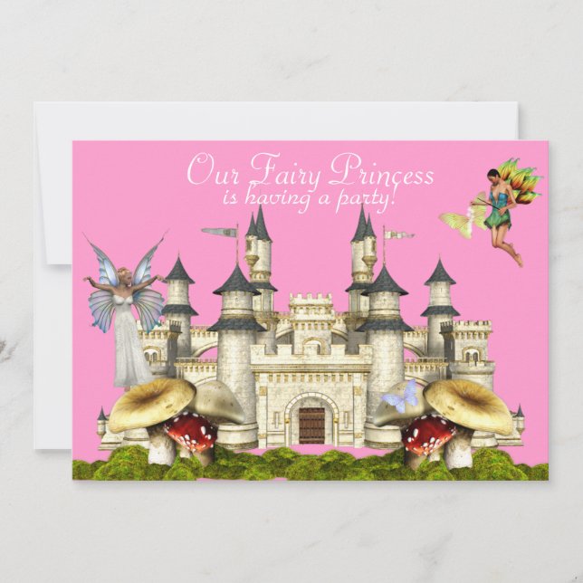 fairy princess invitation (Front)