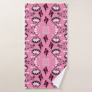 Fairy Princess Pattern Print Bath Towel