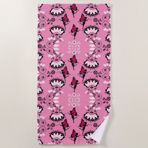 Fairy Princess Pattern Print Beach Towel