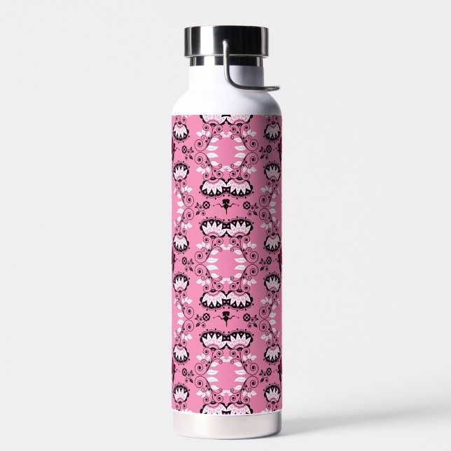Fairy Princess Pattern Print Water Bottle (Left)