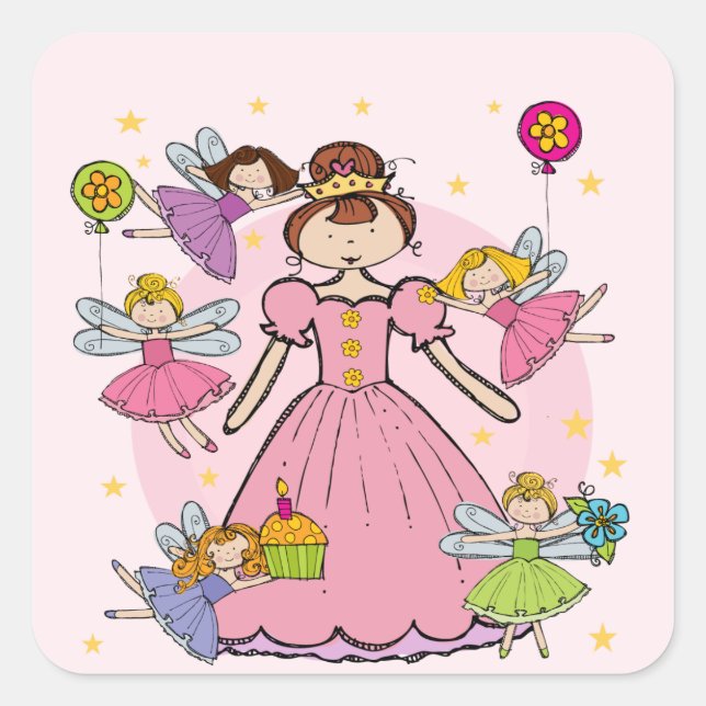 Fairy Princess Stickers (Front)