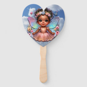Fairy Princess With Beautiful Wings Hand Fan