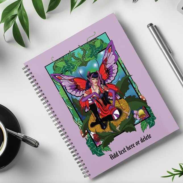 Fairy Purple Red Mushroom Gothic Planner (Creator Uploaded)
