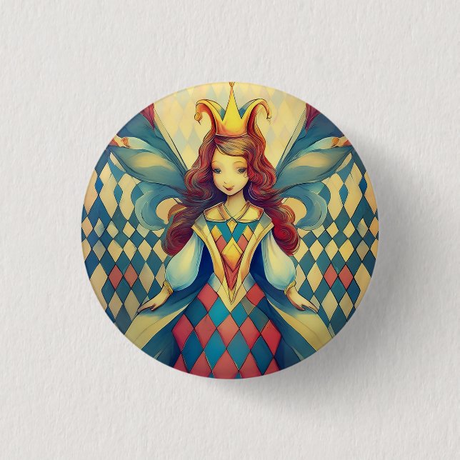 Fairy Queen 3 Cm Round Badge (Front)