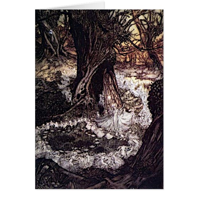 Fairy Queen and Fairies in the Woods (Front)