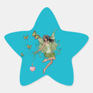 Fairy queen gift star sticker