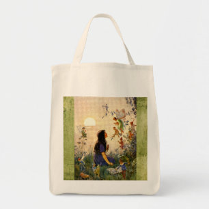 Fairy Secrets - Antique Postcard Tote Bag