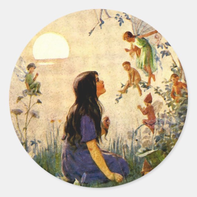 Fairy Secrets Round Stickers (Front)