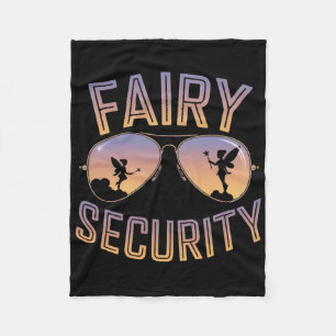 Fairy Security Birthday Family Halloween Costume D Fleece Blanket
