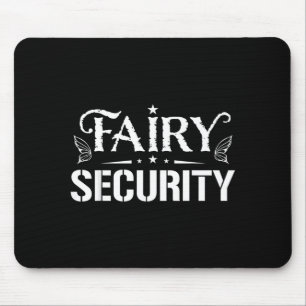 Fairy Security Funny Family Halloween Costume Kids Mouse Pad