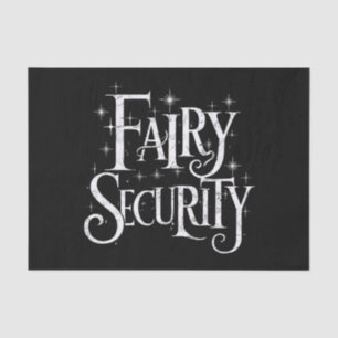 Fairy Security Funny Halloween Costume  Tissue Paper