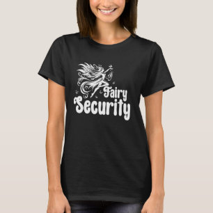 Fairy Security Lazy Fun Easy Halloween Costume Mum T-Shirt