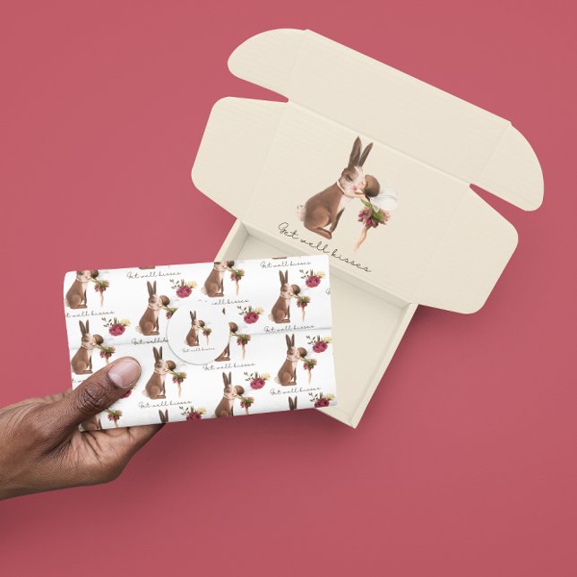 Fairy Sending Kisses Tissue Paper  (Send get well kisses with this sweet fairy tissue paper! Matching collection available! )