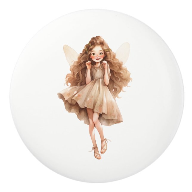Fairy Series #6 Ceramic Knob (Front)