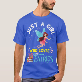 Fairy shirt for Girl Just a Girl Who Loves Books a