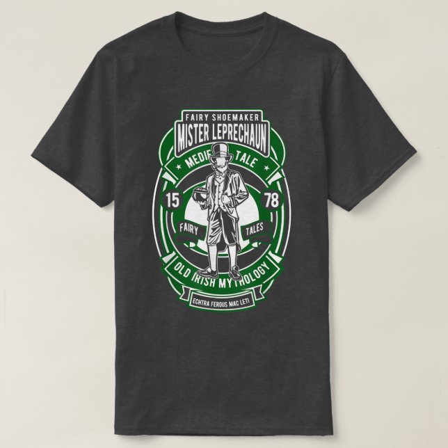 Fairy Shoemaker Mister Leprechaun  T-Shirt (Design Front)