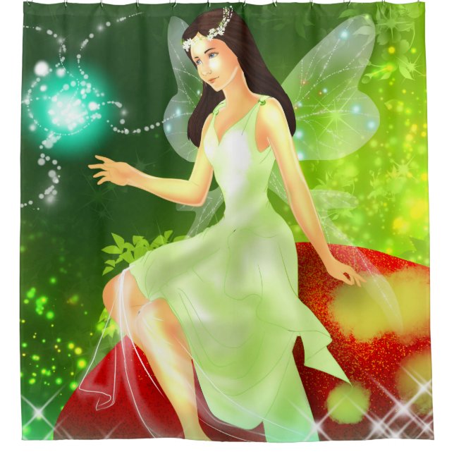 Fairy Shower Curtain (Front)