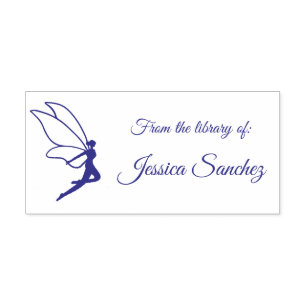 Fairy Silhouette Customisable Library  Self-inking Stamp
