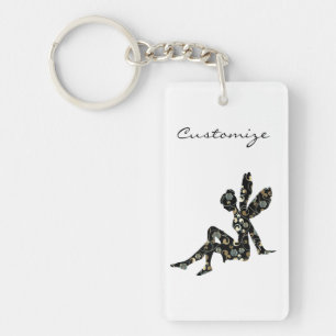 Fairy Silhouette Thunder_Cove Key Ring