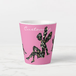 Fairy Silhouette Thunder_Cove Latte Mug