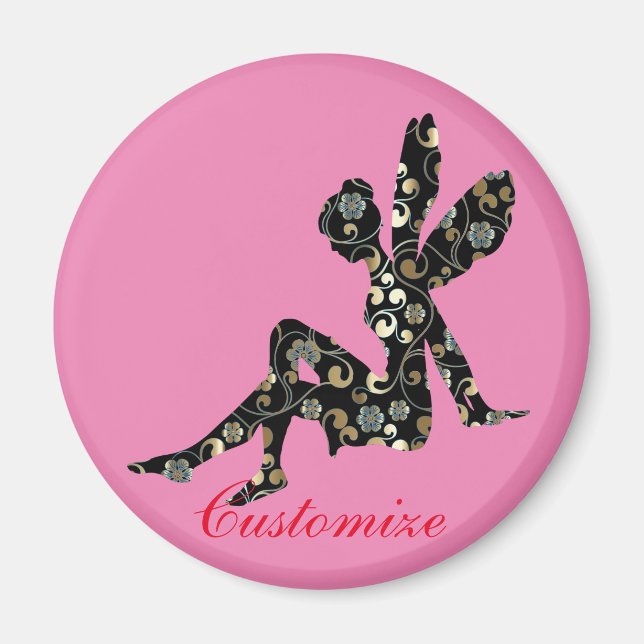 Fairy Silhouette Thunder_Cove Magnet (Front)