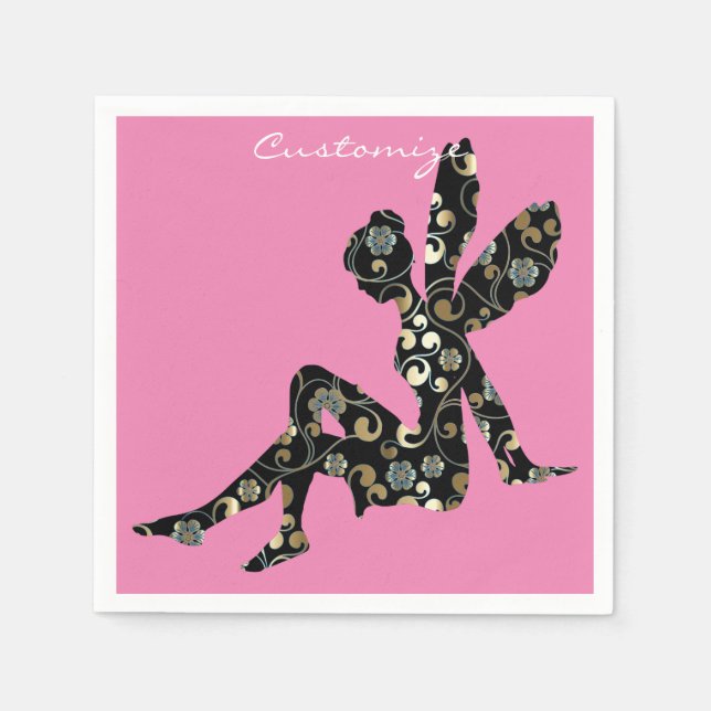 Fairy Silhouette Thunder_Cove Napkin (Front)