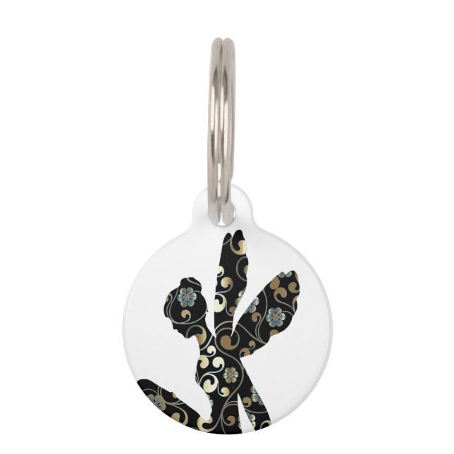 Fairy Silhouette Thunder_Cove Pet Tag (Back)