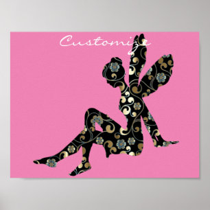 Fairy Silhouette Thunder_Cove Poster