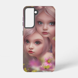 Fairy Sisters Amongst the Flowers in the Forest Samsung Galaxy Case