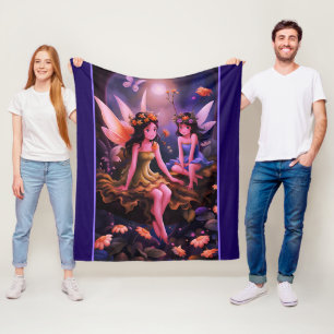 Fairy Sisters Fleece Blanket