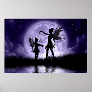 Fairy Sisters Large Poster
