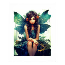 Fairy Sitting In The Rain