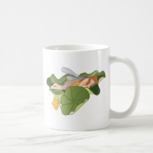 Fairy Sleeping on Lotus Leaves Coffee Mug