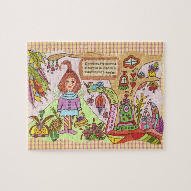 Fairy Sometimes I've Believed Jigsaw Puzzle (Horizontal)