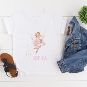 Fairy Sparkle Cute Pink Baby T-Shirt