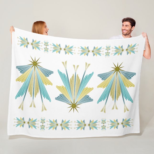 Fairy Stars Large Fleece Blanket (In Situ)