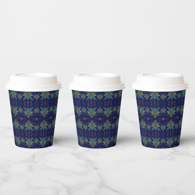 Fairy Stars Navy Paper Cups (Multi)