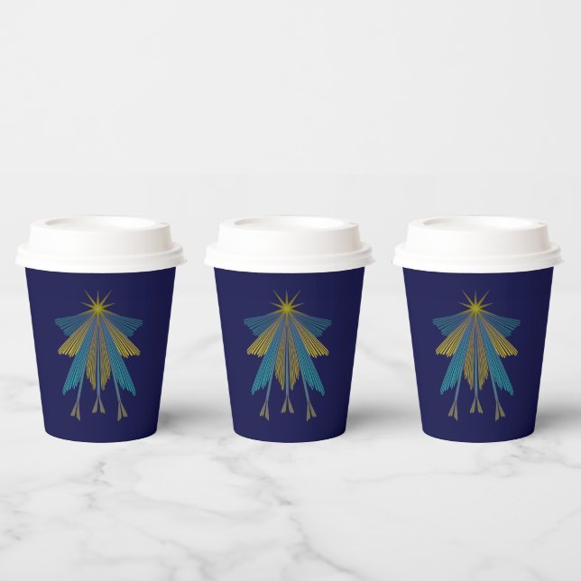Fairy Stars Navy Paper Cups (Multi)